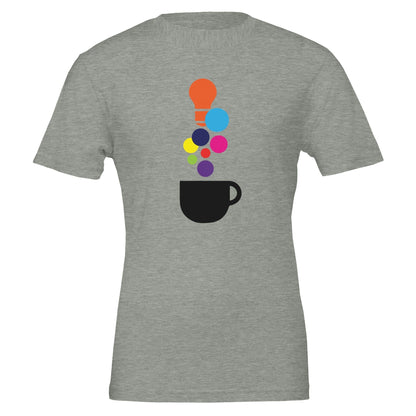 Good Bean Gifts "Creativity in a Cup" Premium Unisex Crewneck T-shirt | Bella + Canvas 3001 Athletic Heather / S