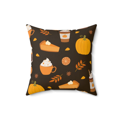 Good Bean Gifts "Festive Fall" - Spun Polyester Square Pillow 16" × 16"