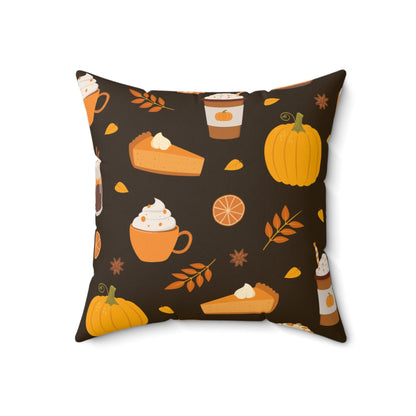 Good Bean Gifts "Festive Fall" - Spun Polyester Square Pillow 18" × 18"