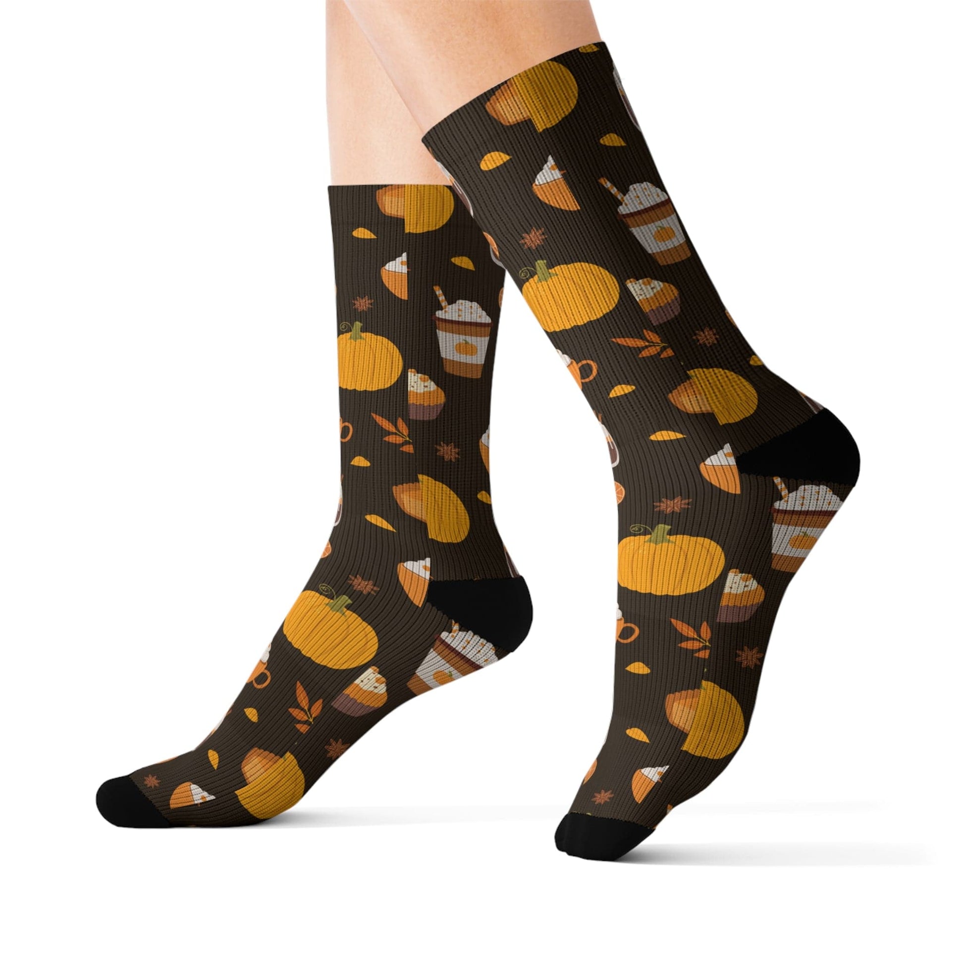 Good Bean Gifts "Festive Fall" Sublimation Socks L