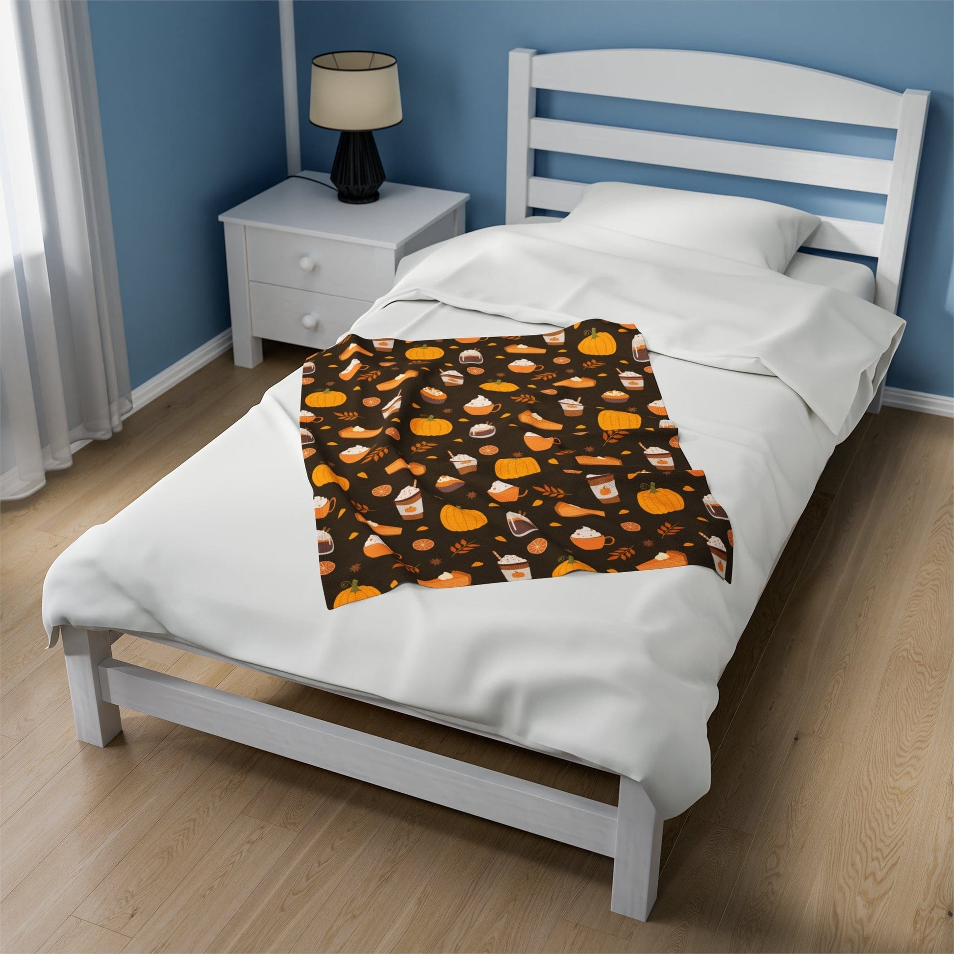 Good Bean Gifts "Festive Fall" Velveteen Plush Blanket