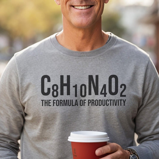 Good Bean Gifts "Formula of Productivity" - Unisex Crewneck Sweatshirt Sports Grey / S
