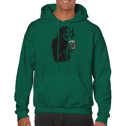 Good Bean Gifts Grim Reaper Fuel Premium Unisex Pullover Hoodie Heather Kelly / S