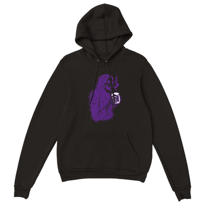 Good Bean Gifts "Grim Reaper Fuel" Pullover Hoodie Black / XS