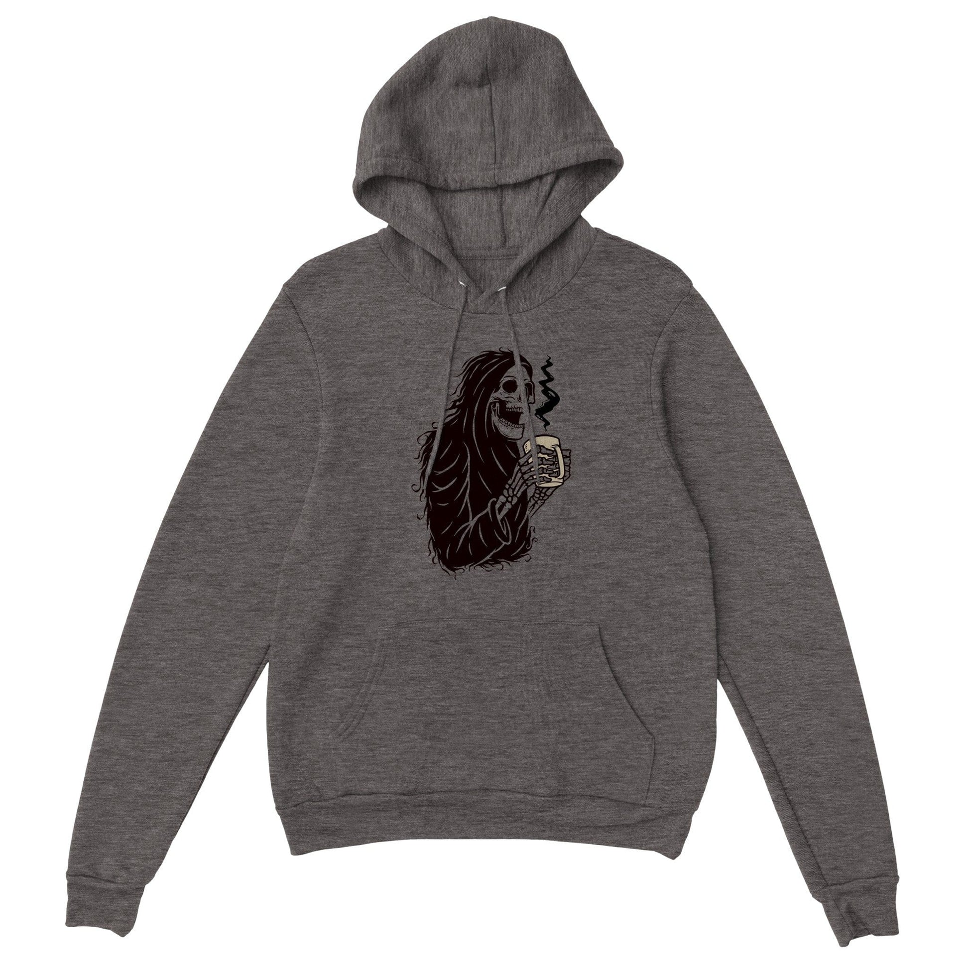 Good Bean Gifts "Grim Reaper Fuel" Pullover Hoodie Charcoal Heather / XS