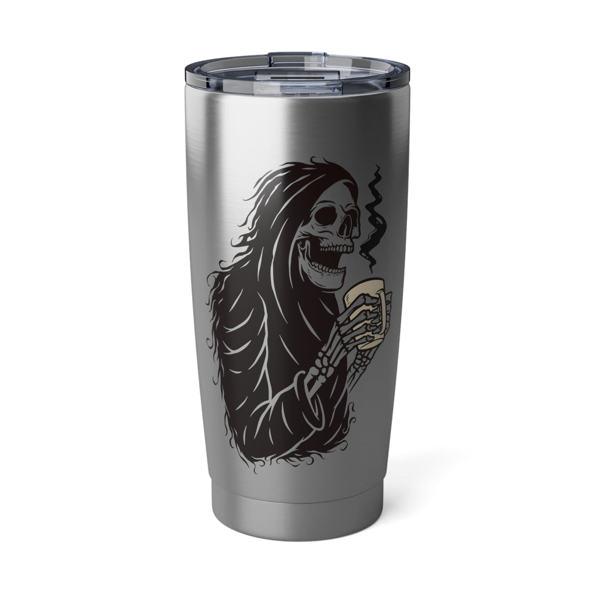 Good Bean Gifts "Grim Sipper" 20oz Tumbler (Single Imprint Location) 20oz / Silver