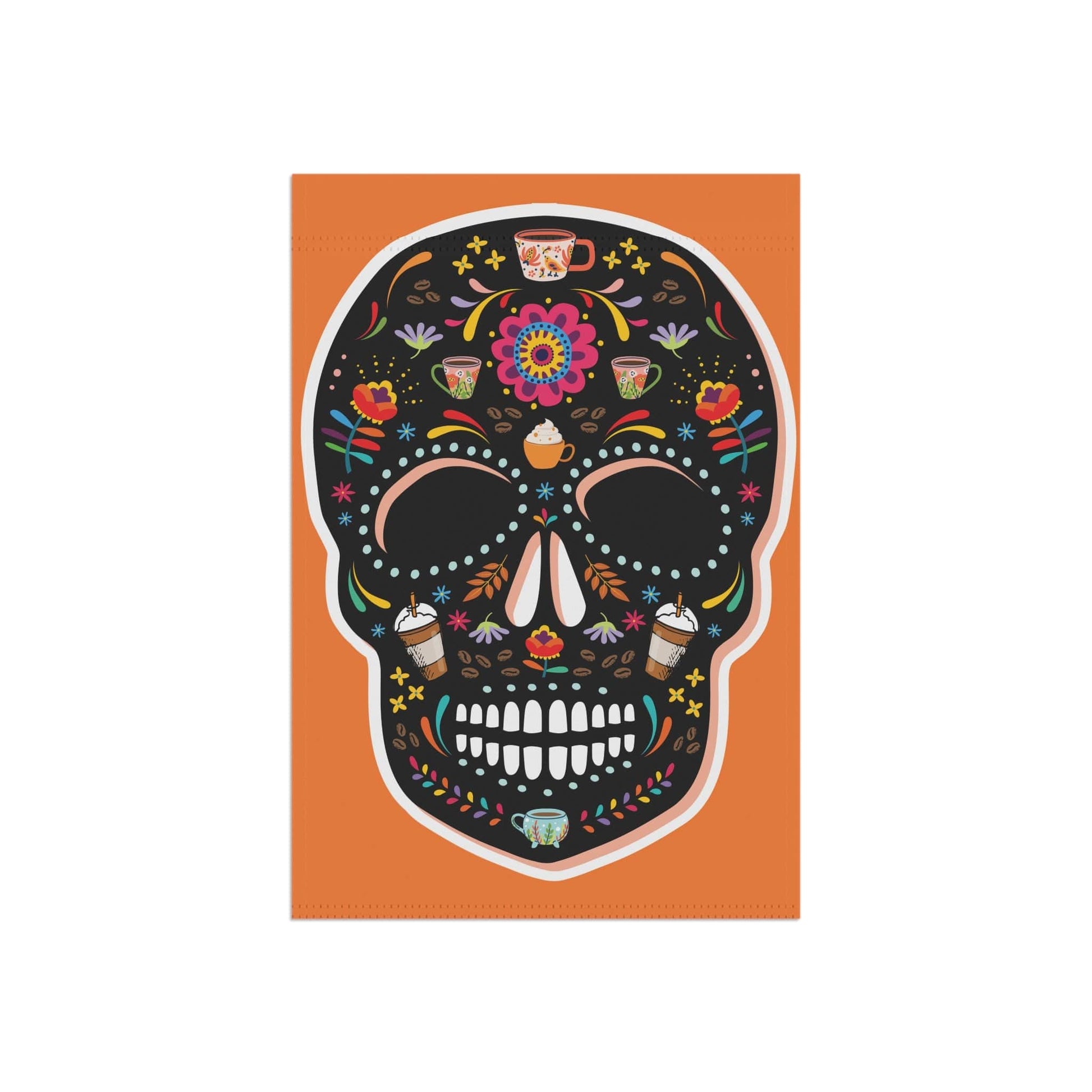 Good Bean Gifts Halloween Caffeinated Sugar Skull  for Coffee Lovers