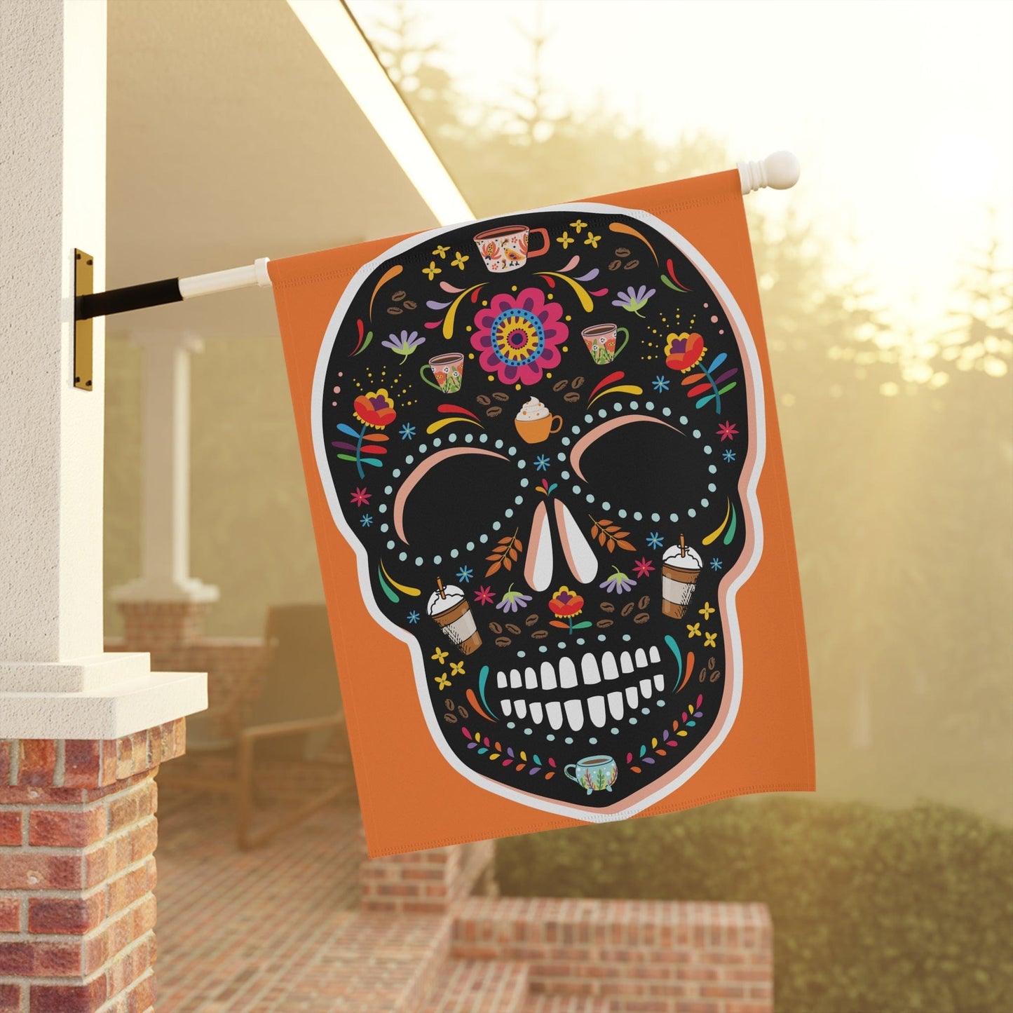 Good Bean Gifts Halloween Caffeinated Sugar Skull  for Coffee Lovers