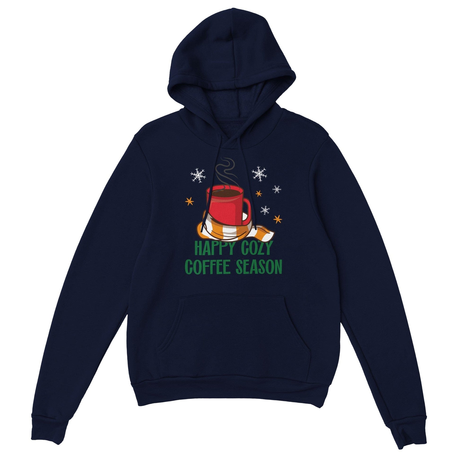 Good Bean Gifts Happy Cozy Coffee Season - Classic Unisex Pullover Hoodie Navy / S