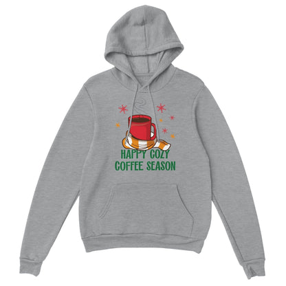 Good Bean Gifts Happy Cozy Coffee Season - Classic Unisex Pullover Hoodie Sports Grey / S