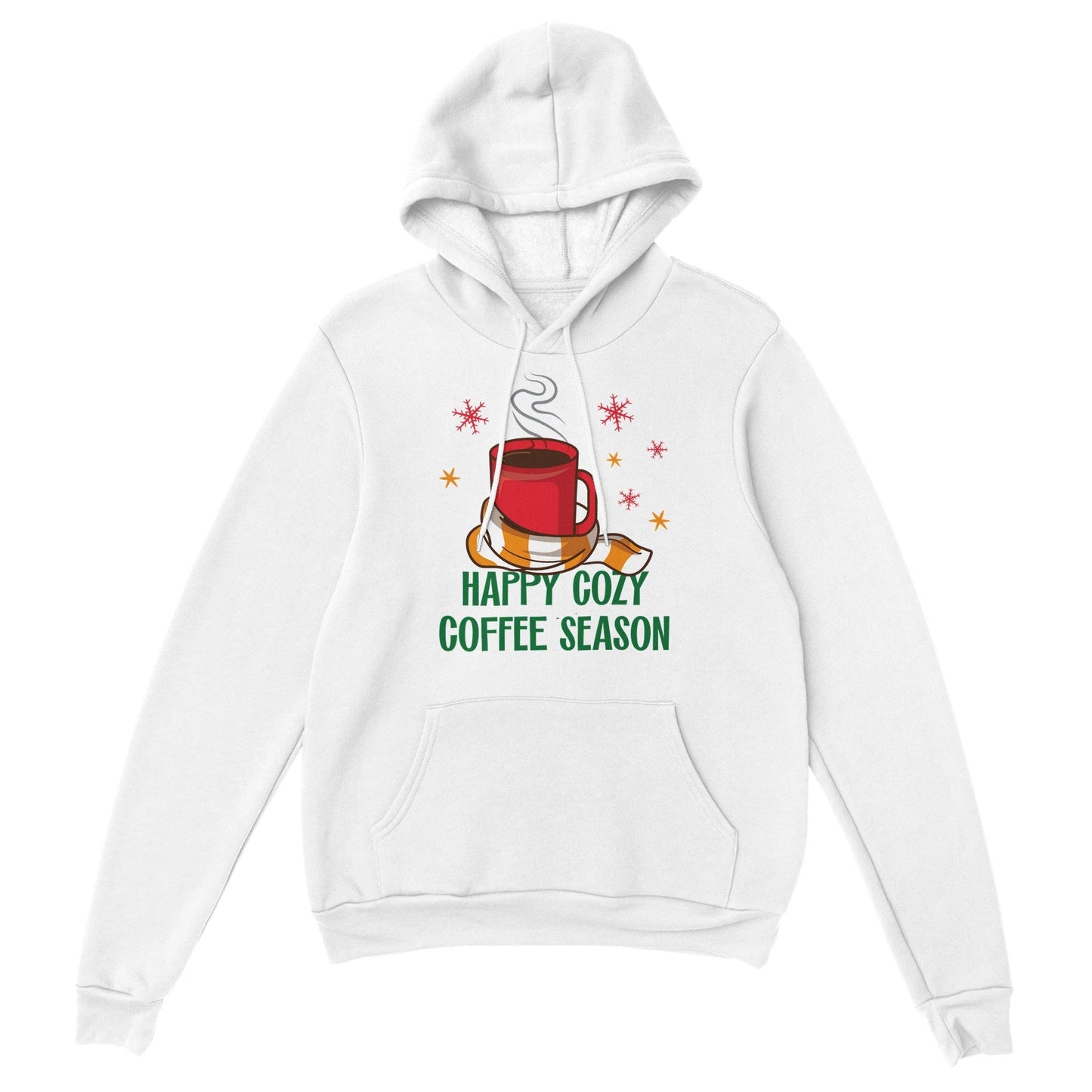 Good Bean Gifts Happy Cozy Coffee Season - Classic Unisex Pullover Hoodie White / M