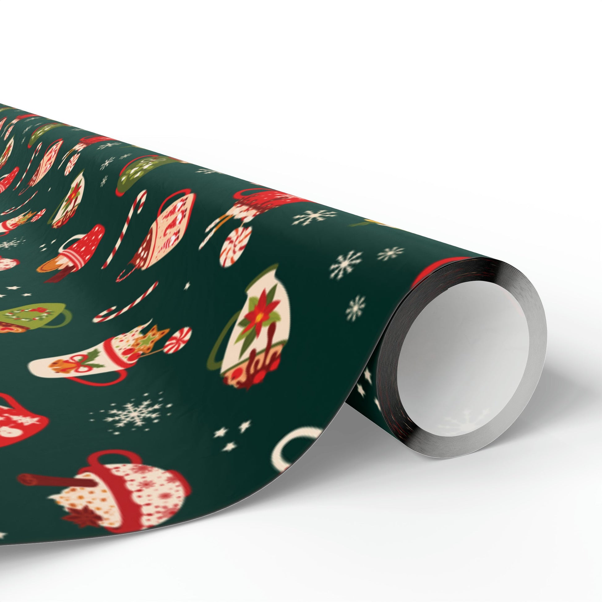 Good Bean Gifts Holiday Cups and Mugs - Wrapping Paper 30" x 180" / Glossy