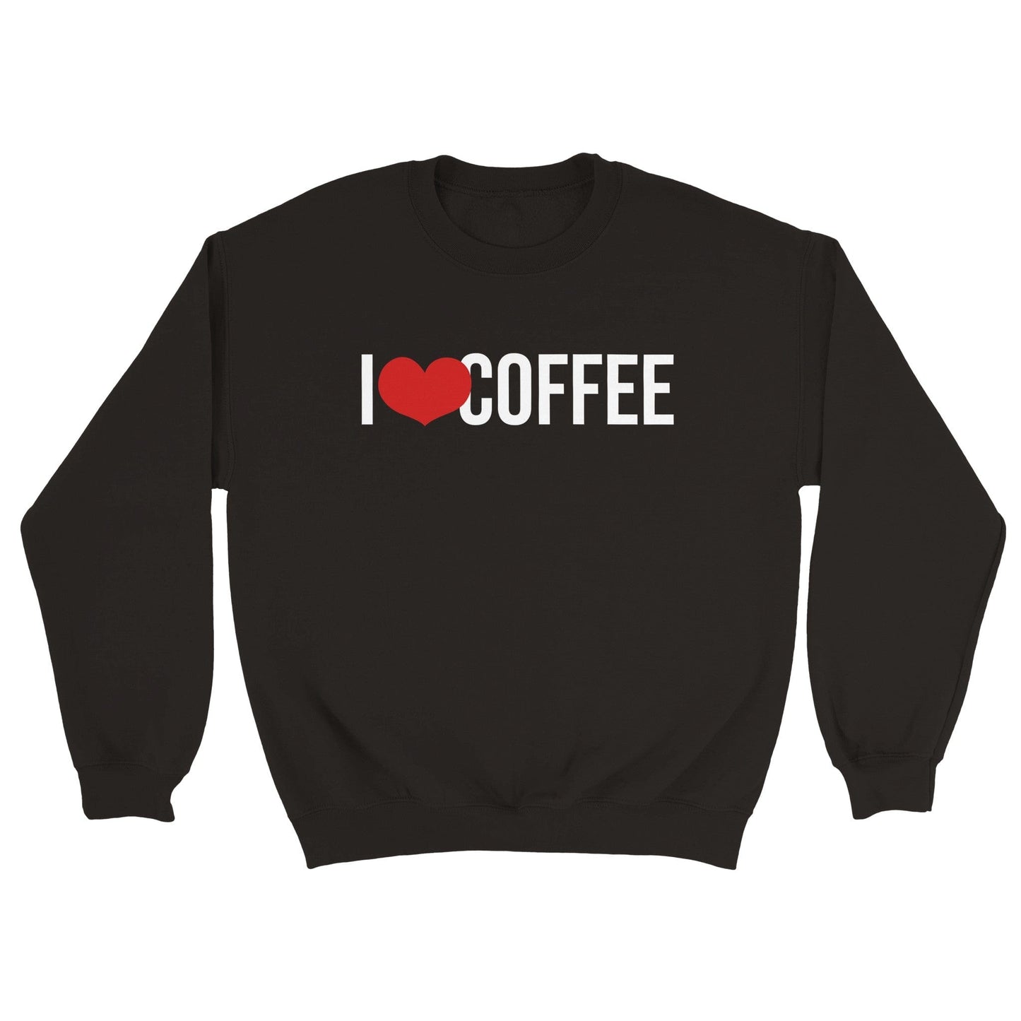 Good Bean Gifts I "Heart" Coffee Classic Unisex Crewneck Sweatshirt Black / M