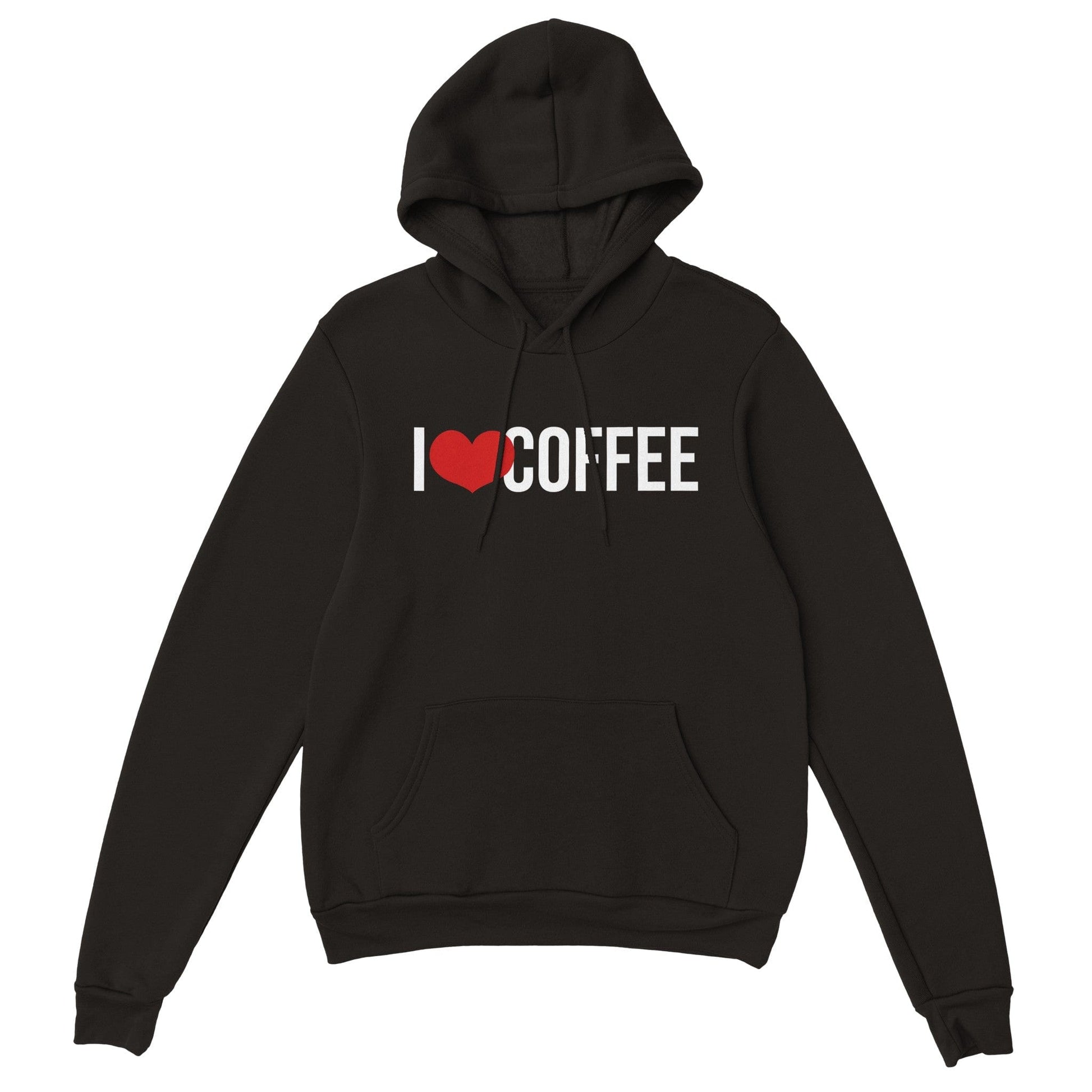 Good Bean Gifts I "Heart" Coffee Classic Unisex Pullover Hoodie S / Black