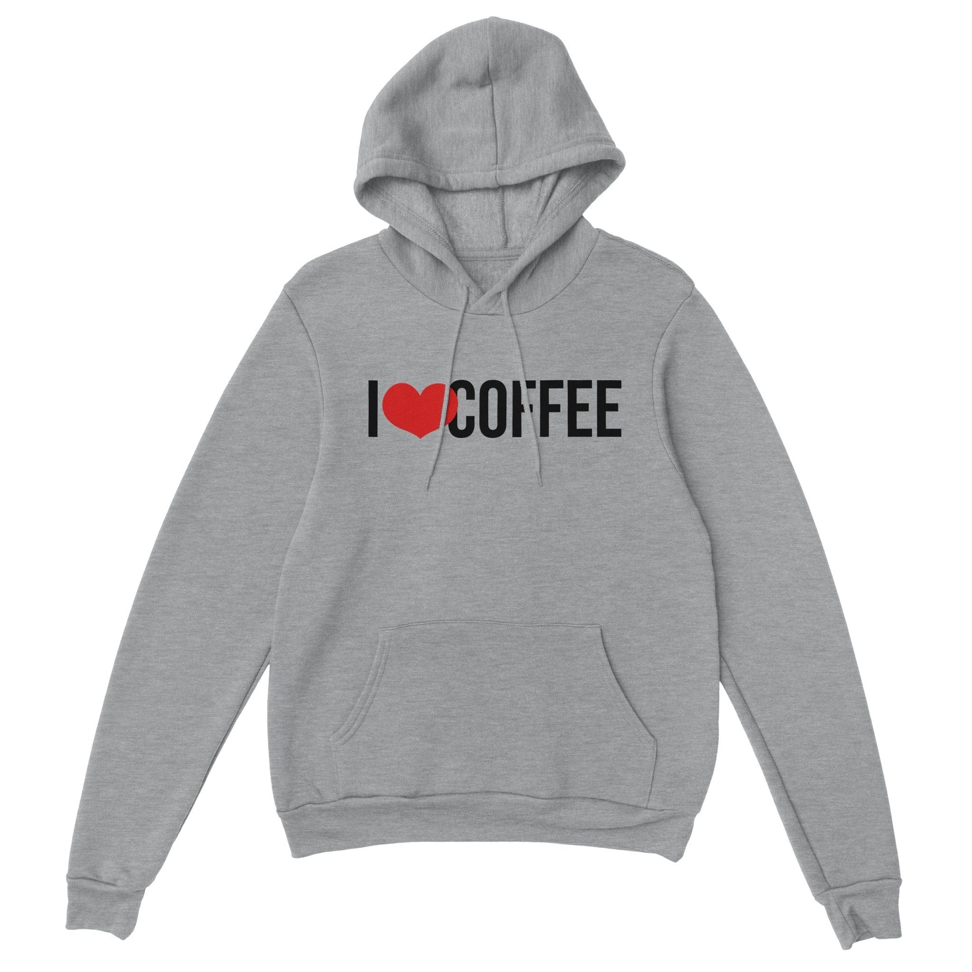Good Bean Gifts I "Heart" Coffee Classic Unisex Pullover Hoodie S / Sports Grey
