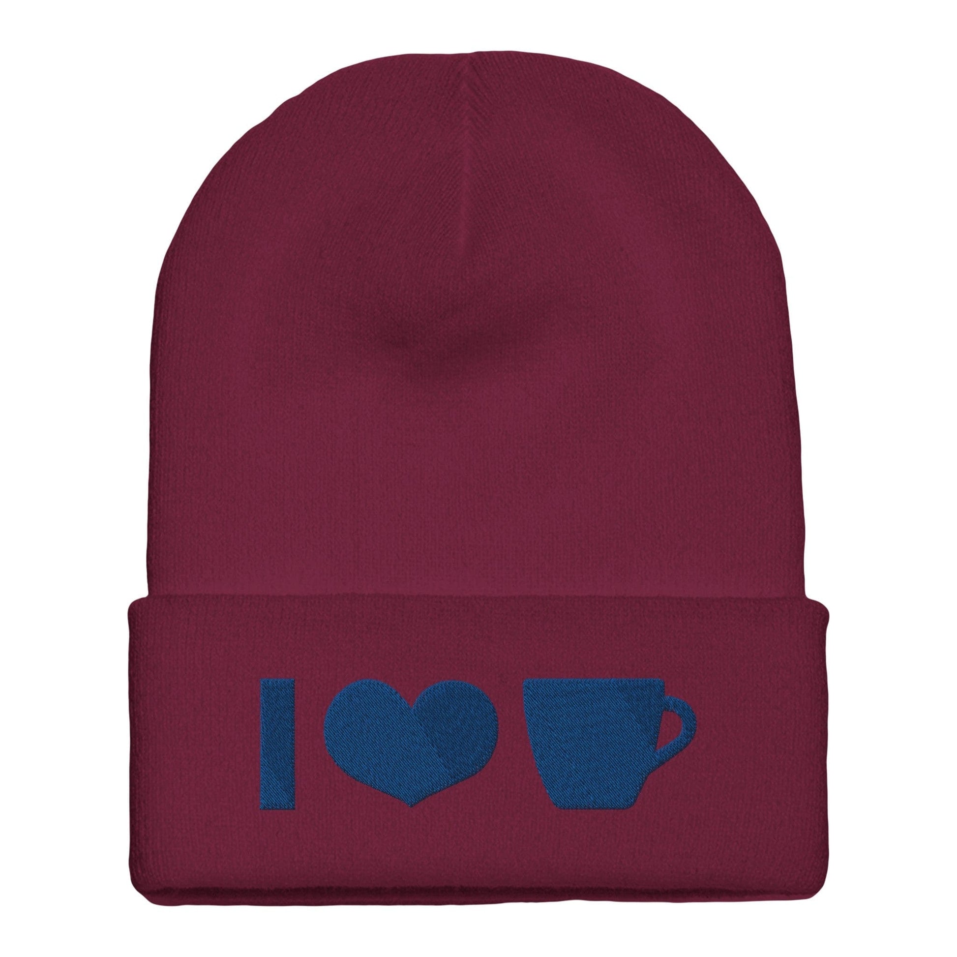 Good Bean Gifts I Heart Coffee  ICONS - Stylish & Warm Flexfit Cuffed Hat