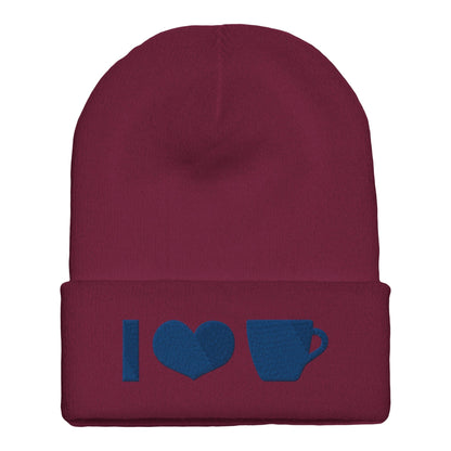 Good Bean Gifts I Heart Coffee  ICONS - Stylish & Warm Flexfit Cuffed Hat