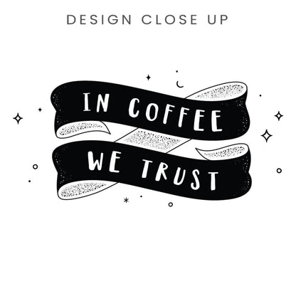 Good Bean Gifts "In Coffee We Trust"  Classic Unisex Crewneck Sweatshirt