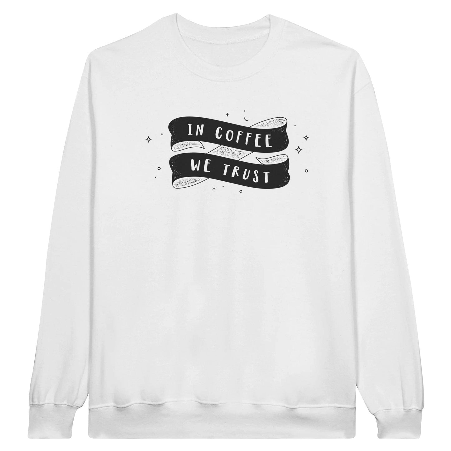 Good Bean Gifts In Coffee We Trust - Classic Unisex Crewneck Sweatshirt White / S