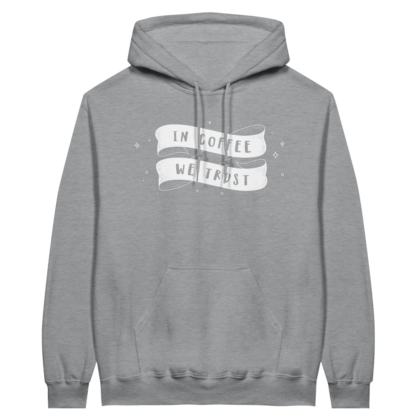 Good Bean Gifts "In Coffee We Trust"  Classic Unisex Pullover Hoodie Sports Grey / S