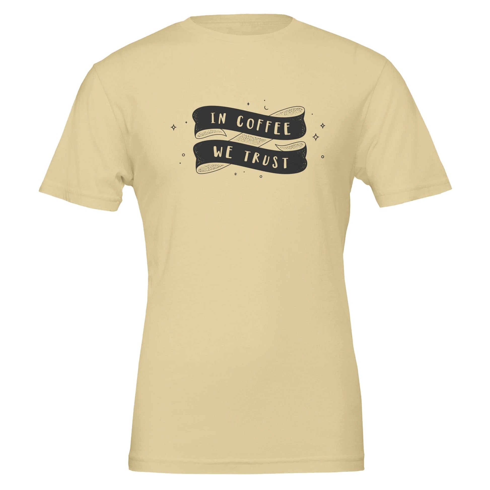 Good Bean Gifts In Coffee We Trust - Unisex Crewneck T-shirt | Bella + Canvas 3001 Natural / S