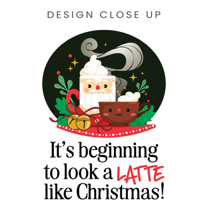 Good Bean Gifts It's Beginning to look a LATTE like Christmas - Classic Unisex Crewneck Sweatshirt