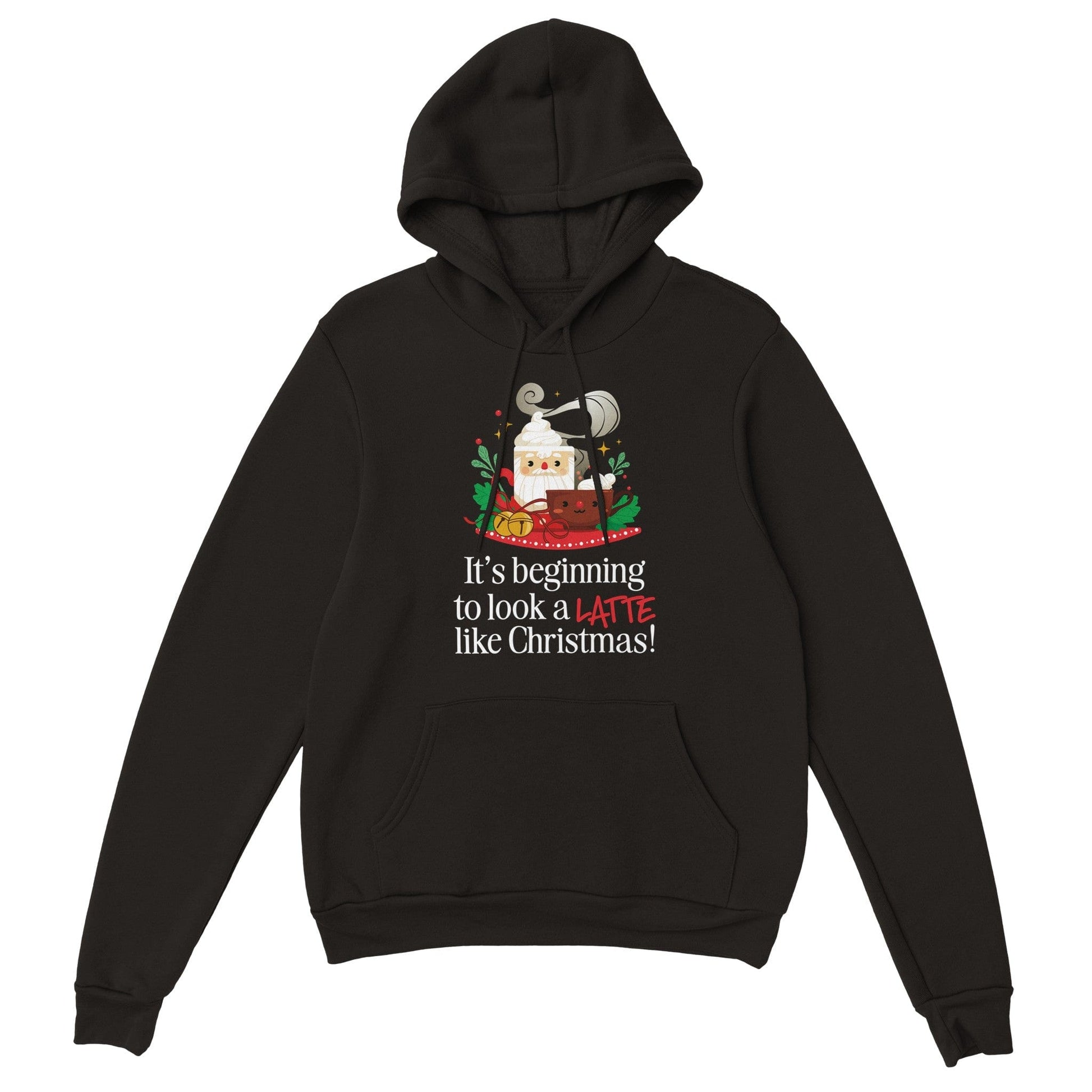 Good Bean Gifts It's Beginning to look a LATTE like Christmas - Classic Unisex Pullover Hoodie Black / S