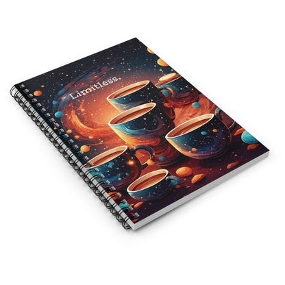 Good Bean Gifts "Limitless" - Spiral Notebook - Ruled Line One Size
