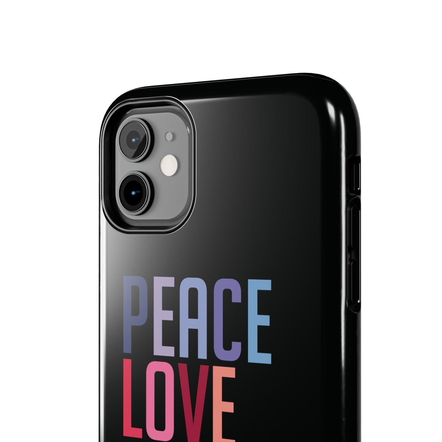 Good Bean Gifts "Peace Love and Coffee" Tough Phone Cases