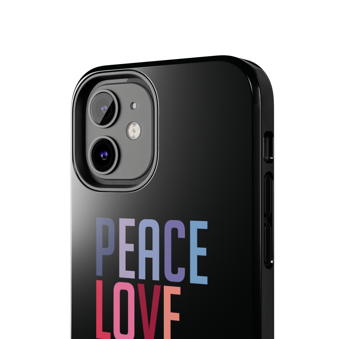 Good Bean Gifts "Peace Love and Coffee" Tough Phone Cases