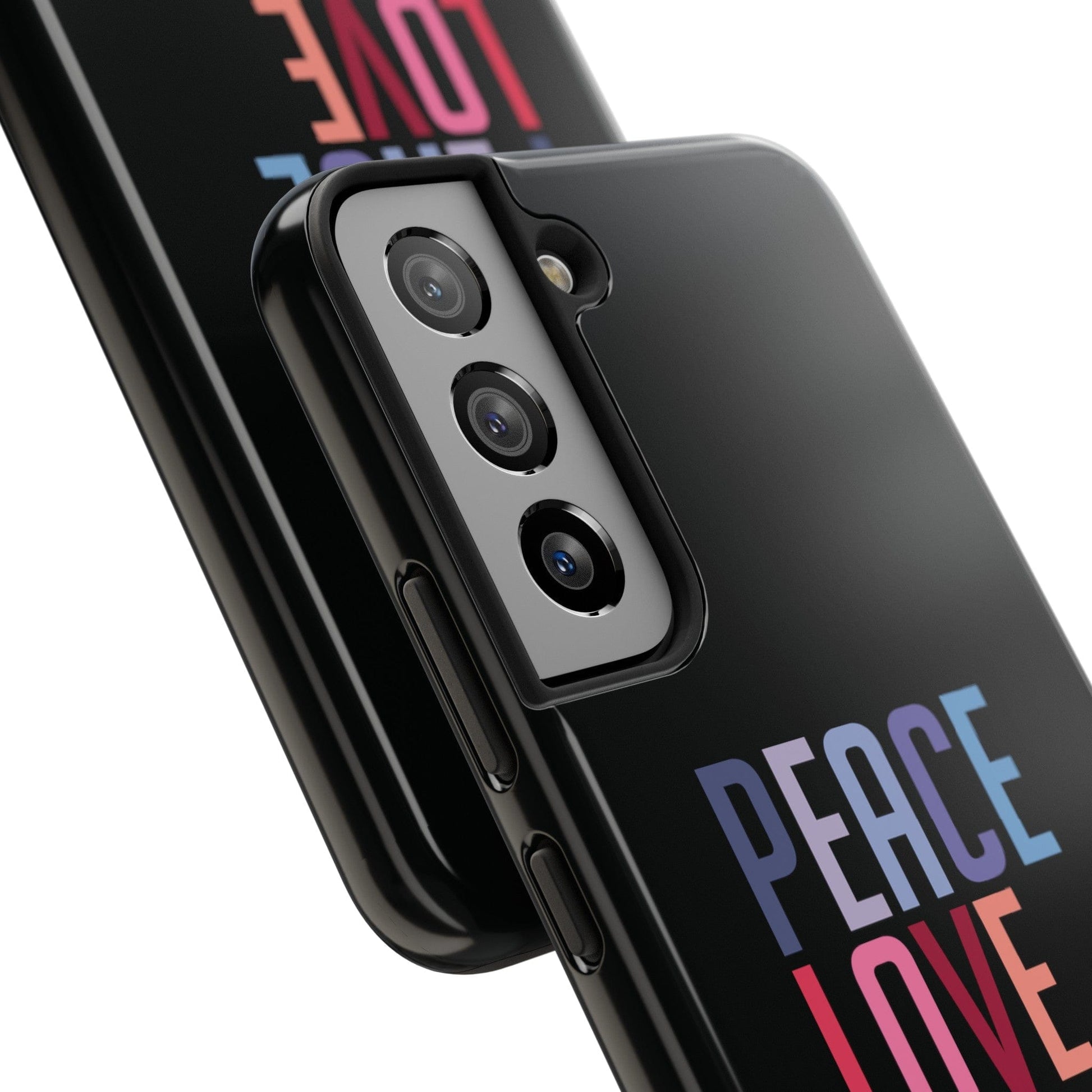 Good Bean Gifts "Peace Love and Coffee" Tough Phone Cases