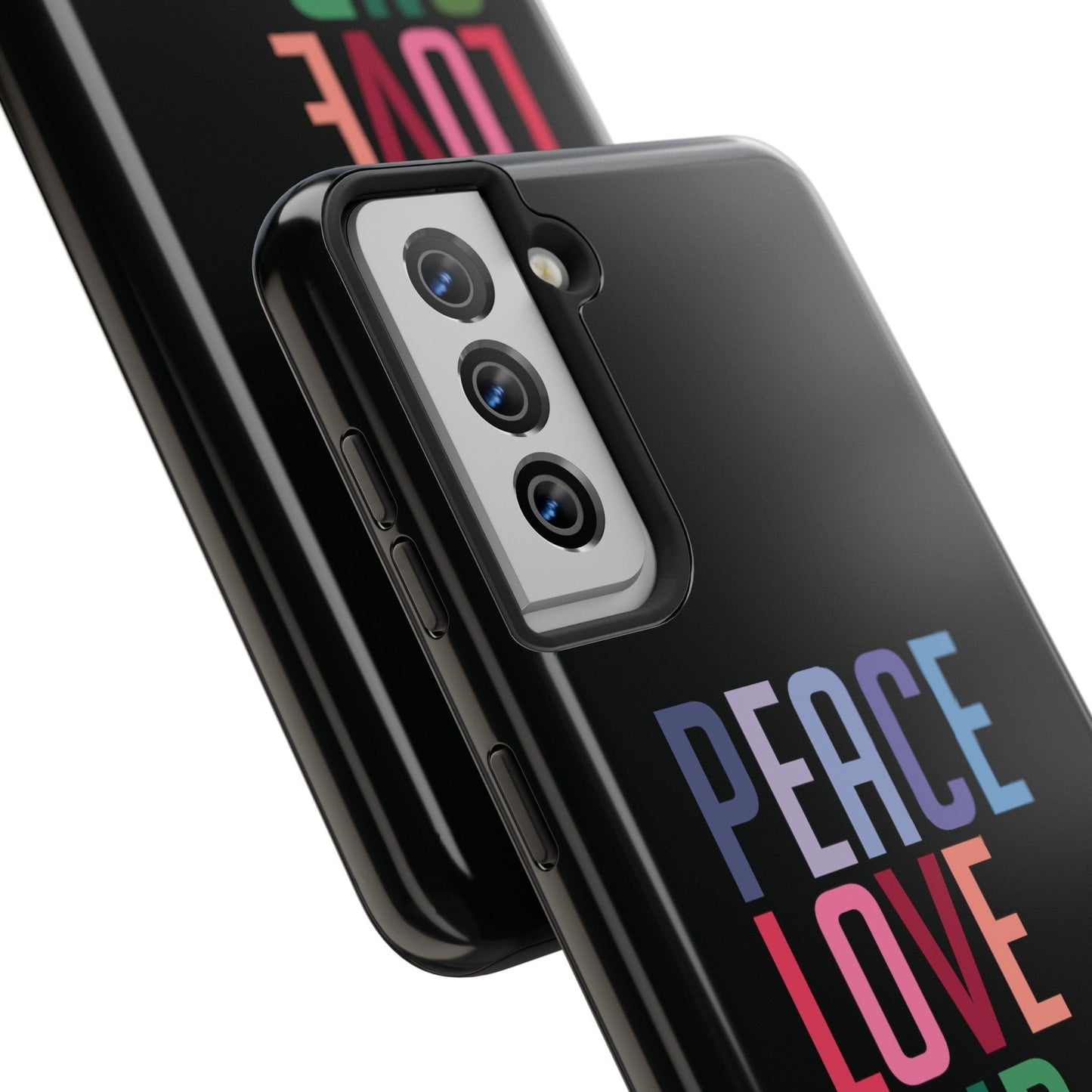 Good Bean Gifts "Peace Love and Coffee" Tough Phone Cases