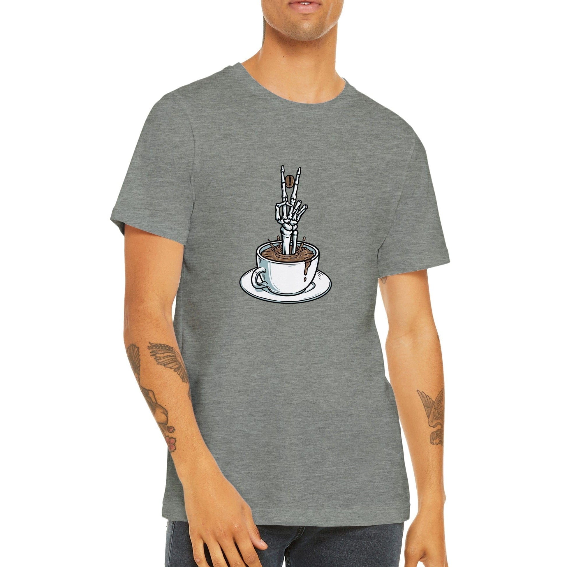 Good Bean Gifts "Skele-Brew" Crewneck T-shirt