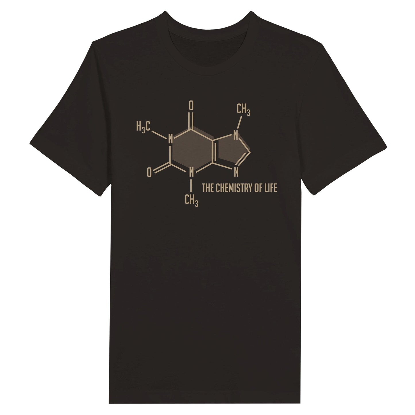 Good Bean Gifts "The Chemistry of Life" Unisex Crewneck T-shirt Black / S