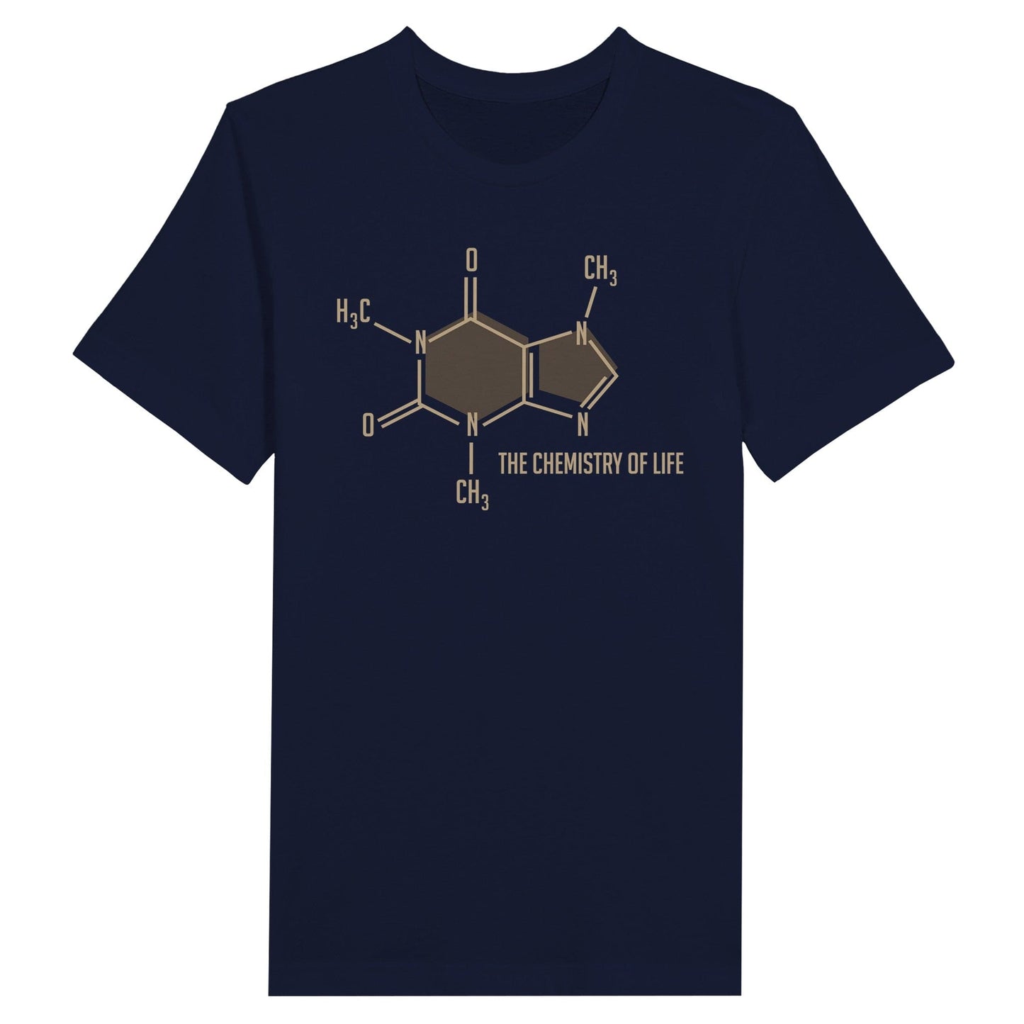 Good Bean Gifts "The Chemistry of Life" Unisex Crewneck T-shirt Navy / S