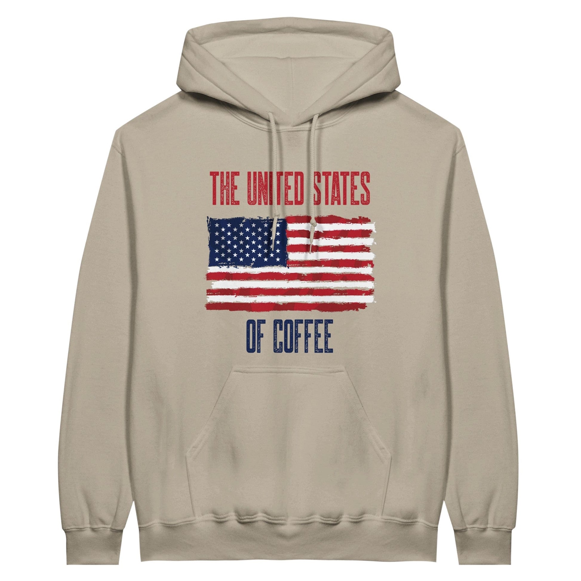 Good Bean Gifts "United State of Coffee"  Classic Unisex Crewneck Sweatshirt - Classic Unisex Pullover Hoodie Sand / L