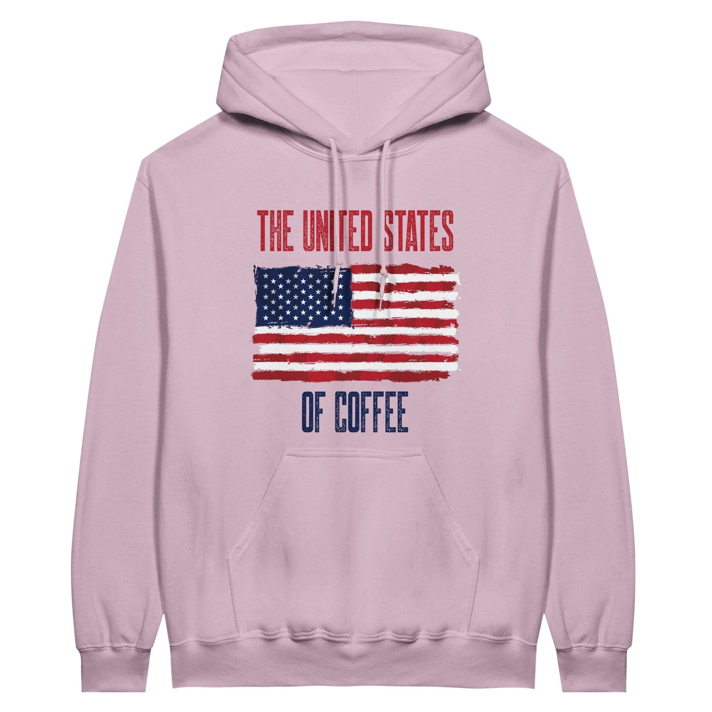 Good Bean Gifts "United State of Coffee"  Classic Unisex Crewneck Sweatshirt - Classic Unisex Pullover Hoodie Light Pink / S