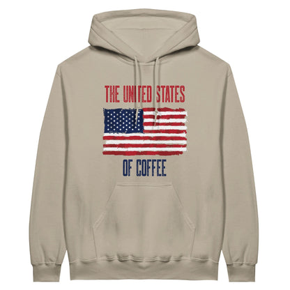 Good Bean Gifts "United State of Coffee"  Classic Unisex Crewneck Sweatshirt - Classic Unisex Pullover Hoodie Sand / 5XL