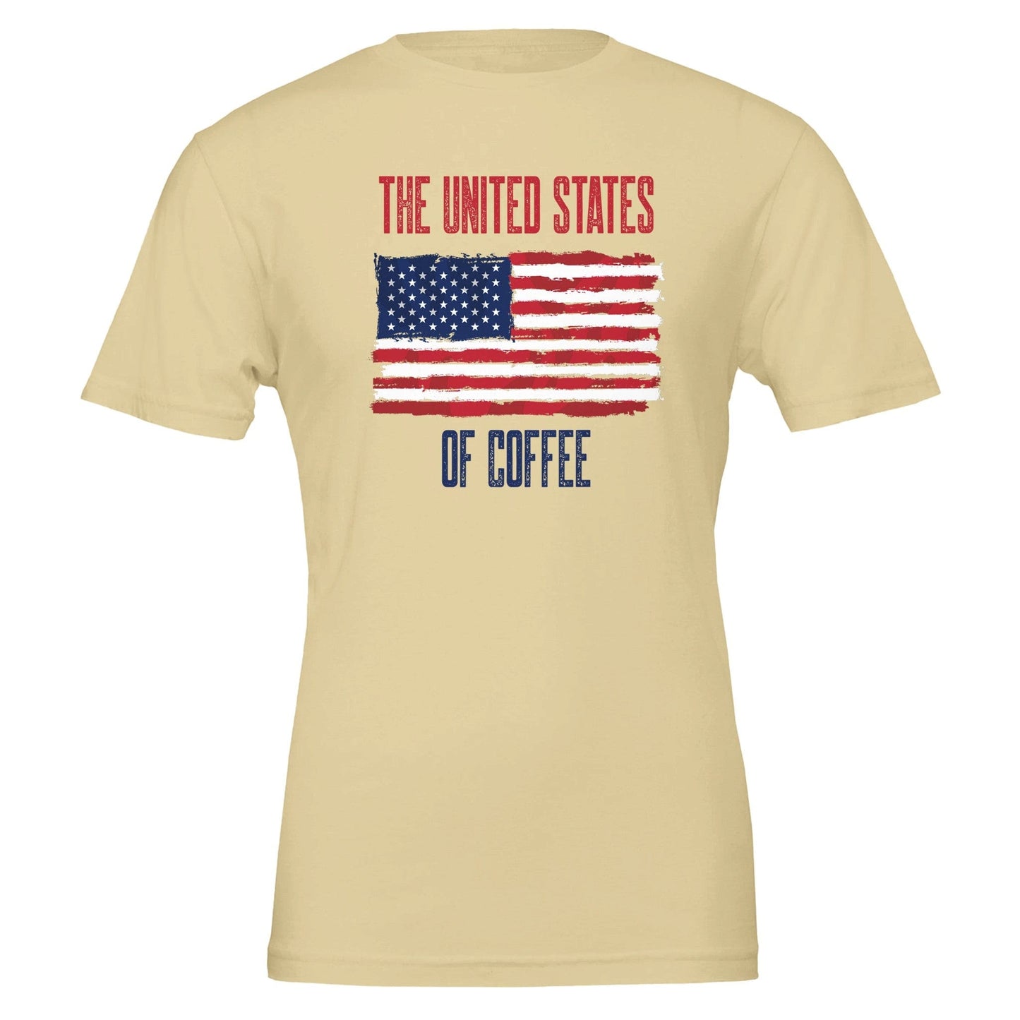 Good Bean Gifts "United State of Coffee" Unisex Crewneck T-shirt | Bella + Canvas 3001 Natural / S
