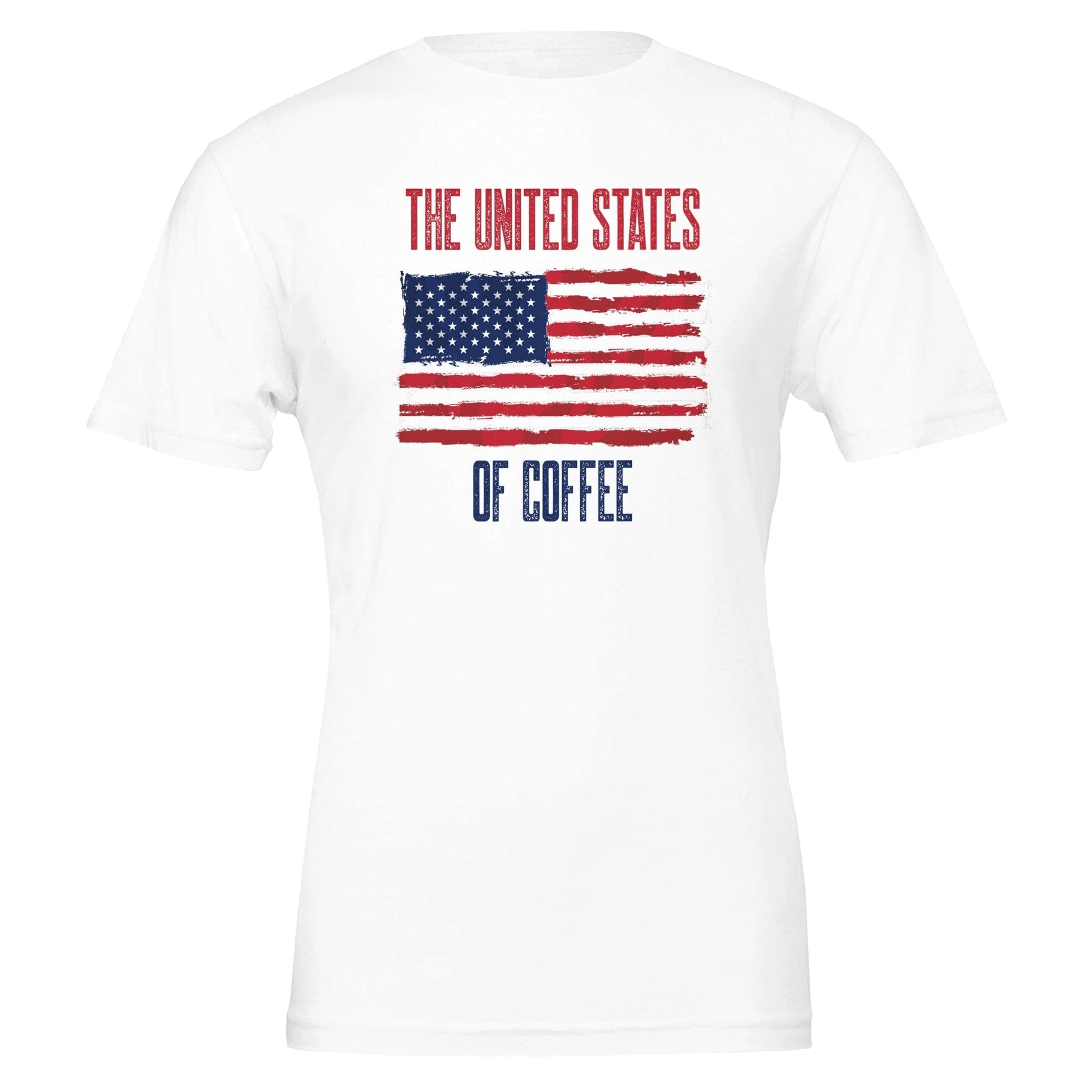 Good Bean Gifts "United State of Coffee" Unisex Crewneck T-shirt | Bella + Canvas 3001 White / S