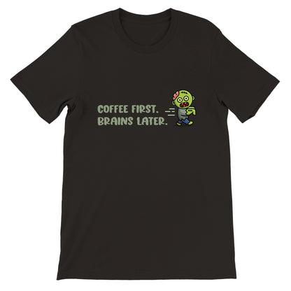 Good Bean Gifts "Zombie Brew Crew" Crewneck T-shirt Black / S